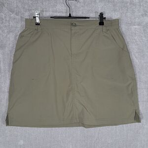 Willit Skort Size Medium Beige Performance Tech Stretch Outdoor Hiking Gorpcore